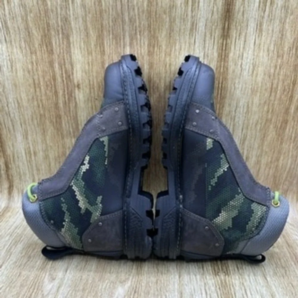 Wolverine Halo Forge Men's Size‎ 7 M Waterproof Camo Work Boots Green Black NEW